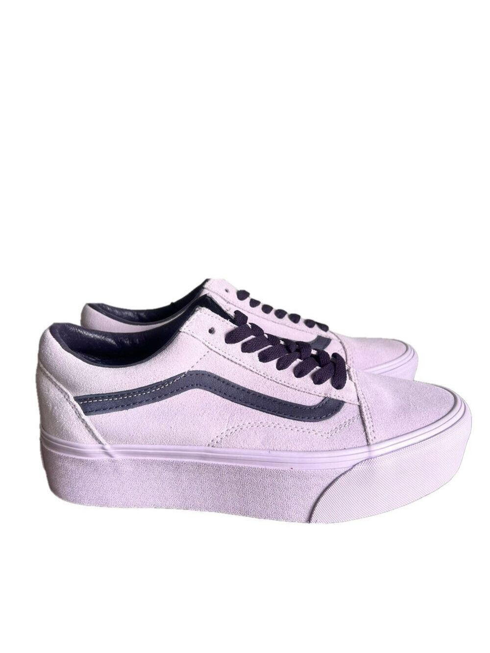 Vans Old Skool Unisex Suede Lavender Shoe Size 8 or 9.5 #217
